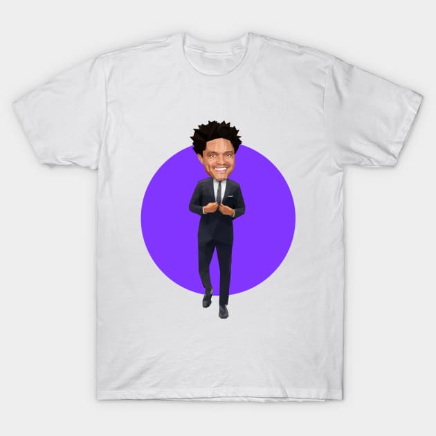 Trevor Noah Bubblehead T-Shirt by throwback